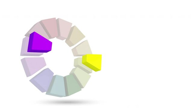Visual Colour Wheel Mapping complementary or contrast colours
