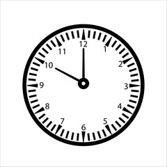 simple clock vector icon. clock icon