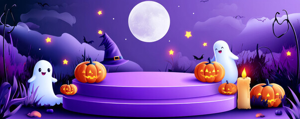 Naklejka premium Halloween background 