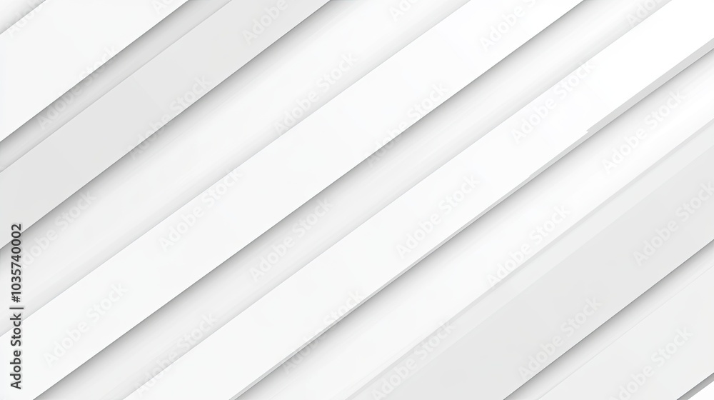 Poster Crisp white diagonal lines on a smooth background, creating an abstract pattern perfect for presentations and sleek web design.
