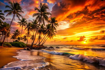 Beautiful vibes and natural sunset. Good weather day
