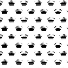 crown pattern seamless background