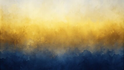 abstract watercolor gradient wallpaper from navy blue to golden yellow background