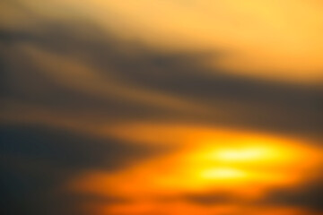 Blurry evening sky with soft pastel colors, perfect background for serene or calm outdoor designs
