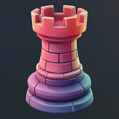 Chess rook piece