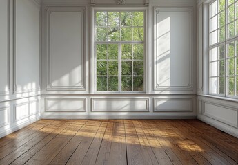 Fototapeta premium Empty Room Sunlight.