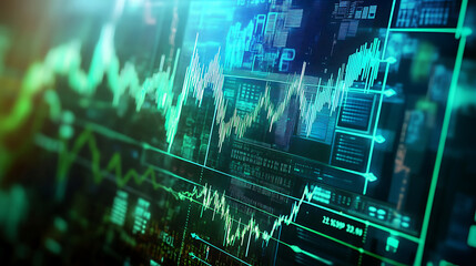 Visual representation of interest rate fluctuations and market trends, showcasing dynamic data analysis and financial metrics. vibrant colors and intricate patterns evoke sense of movement and change