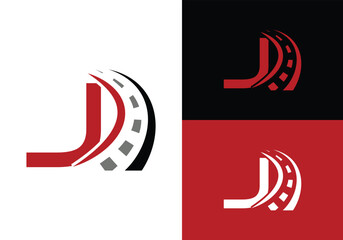 Road sign logo with letter L Design. Transportation and traffic Sign Symbol