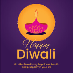 happy Diwali greeting, Bright and Colorful Diwali Greeting , Celebrate the Festival of Lights with Joyful Happy Diwali Card Design