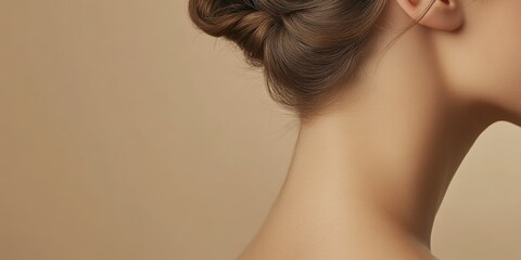 Elegant Close-Up of a Woman’s Shoulder