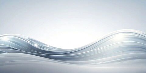 Naklejka premium abstract wave pattern silhouette on white background