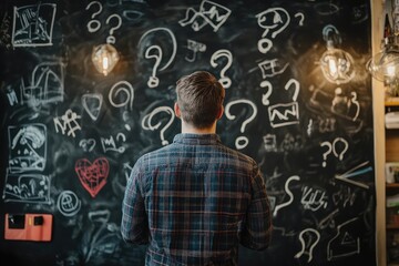 Business Planning Challenge. AI generated illustration.