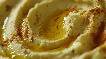 Hummus Close Up.