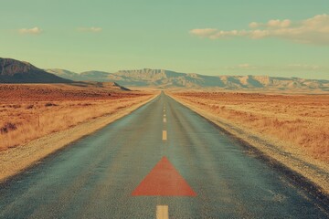 Road to Achievement. AI generated illustration.