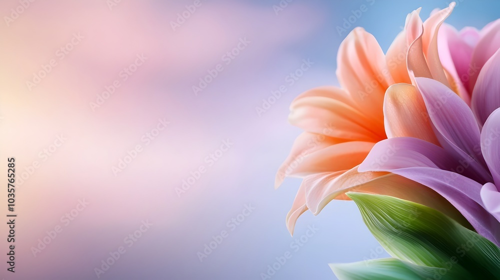 Poster elegant gradient background wallpaper with a smooth color transition from rich purple to light pink 