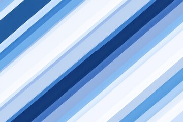Obraz premium Blue and White Geometric Background. AI generated illustration.