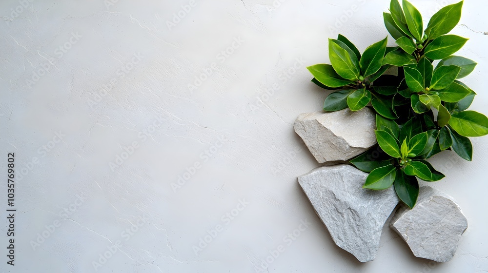 Poster smooth concrete like textured wallpaper in neutral gray tones featuring sharp elegant lines and a mi