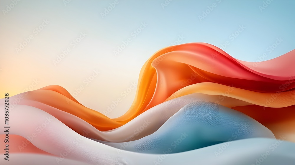 Poster mesmerizing gradient wallpaper background featuring smooth color transitions bright hues and soft te