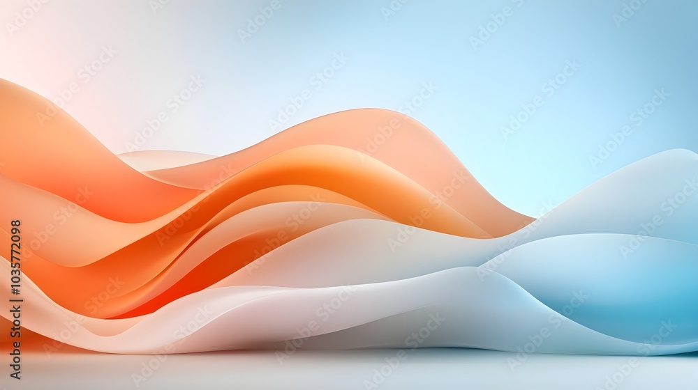 Poster stunning gradient wallpaper background featuring smooth color transitions soft textured hues and a v