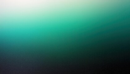 Obraz premium Vibrant Teal to Black Gradient with Subtle Pixel Texture and Light Fade Effect. Abstract Modern Background for Digital Design, Web Banners, and Copy Space with High Contrast and Smooth Transition
