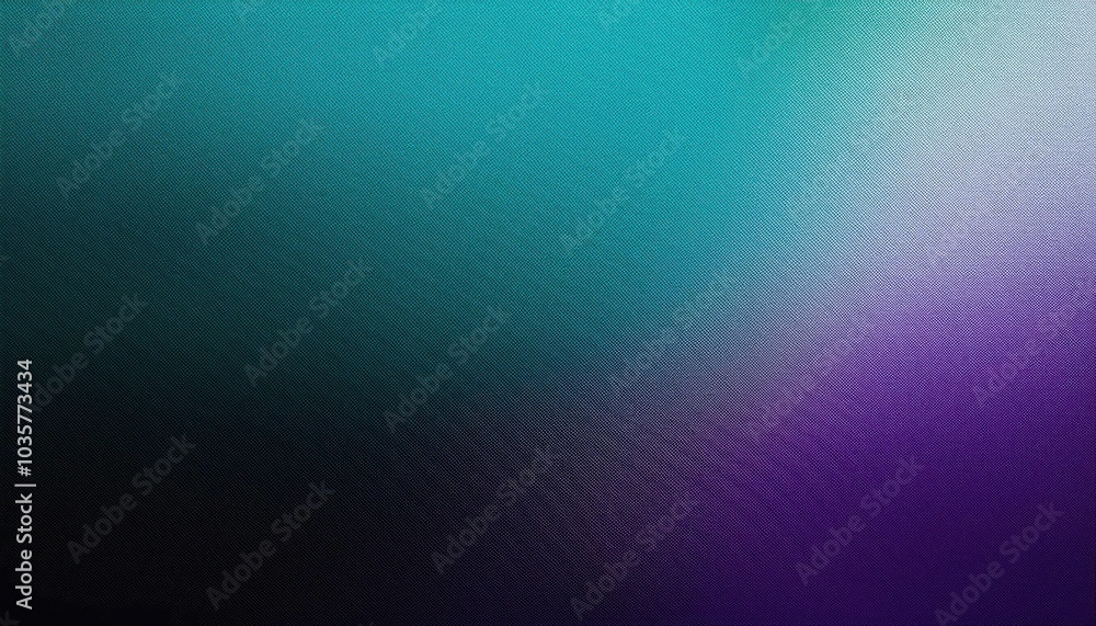Poster vibrant gradient texture: abstract teal and purple fade background with smooth transition and soft l