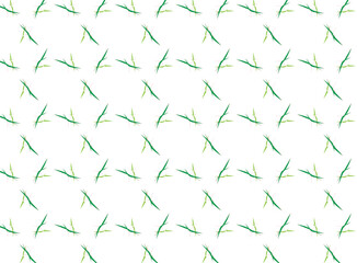 a white background with green leaves that say sprouts pattern design