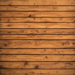 Obraz premium A rustic wooden surface featuring horizontal planks with a warm, brown hue and natural textures.
