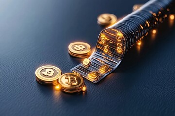 A magical scroll rewarding customer loyalty, with glowing symbols representing retention