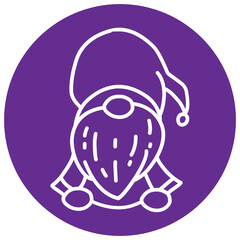 Minimalist Gnome Illustration