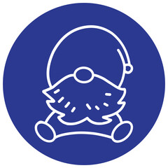 Minimalist Gnome Illustration