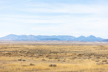 Central Montana Fall, Autumn in Montana, Open Prairie, Montana Mountains