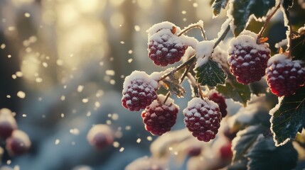 Snow-Covered Berries.