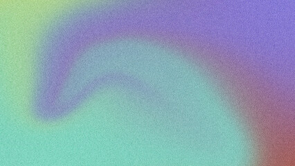 Futuristic Poster Design with Smooth Fluid Shapes and Grainy Texture, Gradient Background with Unique Grainy Noise for Posters