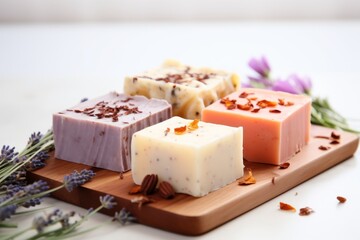 handmade soap with lavender,ai generated