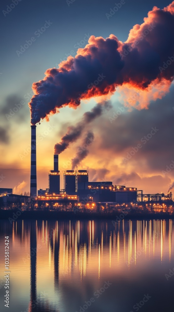 Poster Addressing the carbon footprint of specific industries and developing targeted strategies for significant emissions reduction