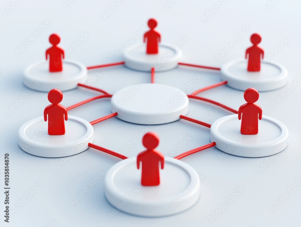 Poster connecting individuals in a network the dynamics of social interactions and relationships