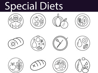 Special Diets: Food Icons for Healthy Eating