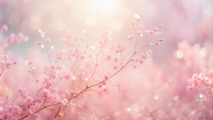 Fototapeta premium Soft Pastel Pink Backdrop with Delicate Grainy Texture for Elegant Conceptual Photography