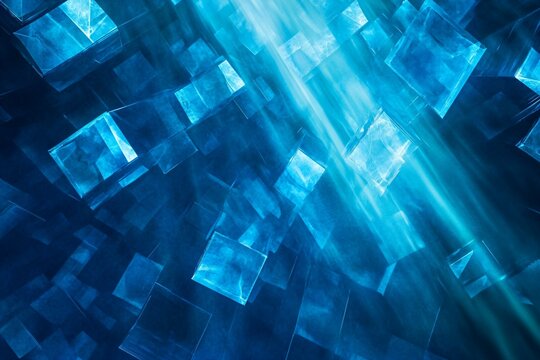 Abstruct blue backgraund with rays