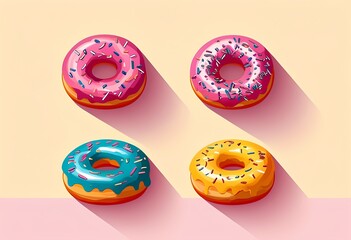 Fototapeta premium donut