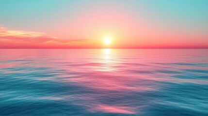 Fototapeta premium soft blurred gradient background featuring soothing blue and pink hues evoking a serene sunset atmosphere suitable for banners or tranquil design projects