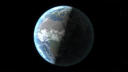 The map of Afghanistan appears on the surface of the earth at night