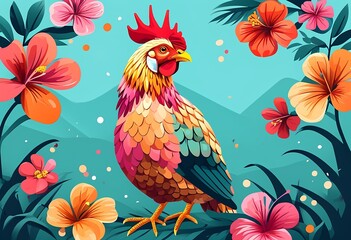 Obraz premium chicken