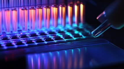 Next-generation sequencing revolutionizing the field of genomics, providing rapid and cost-effective DNA analysis for research and clinical applications