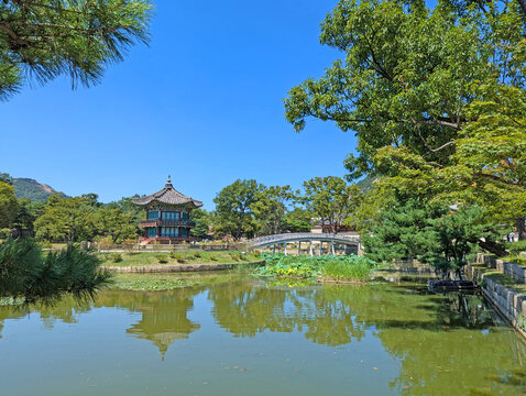 Gyeongbokgung Palace the main royal palace of the Joseon dynasty in Seoul South Korea