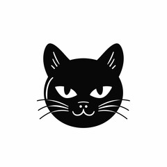 Obraz premium black cat with eyes
