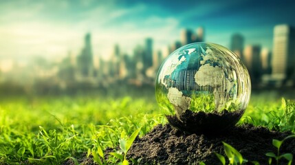 The importance of sustainability in combating climate change, focusing on renewable energy sources and reducing the carbon footprint