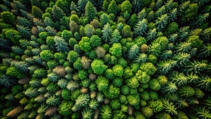 Aerial forest color and chalk texture background