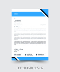 Letterhead Design, Modern Business Letterhead Design Template.