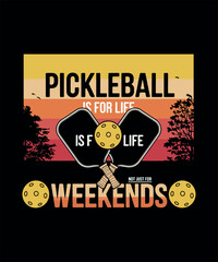Pickleball T-shirt Design